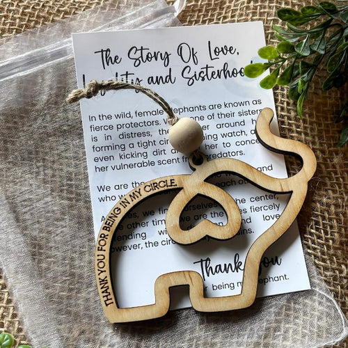 🔥LAST DAY SALE 50% OFF - 🐘Friendship gift • sisterhood elephant