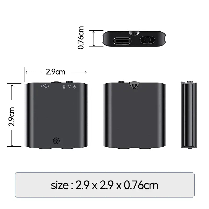 🌟Mini Magnetic Voice Recorder One-Touch Recording