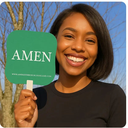🔥Last Day 50% OFF - ✝️And Let The Church Say Game + Fan Combo