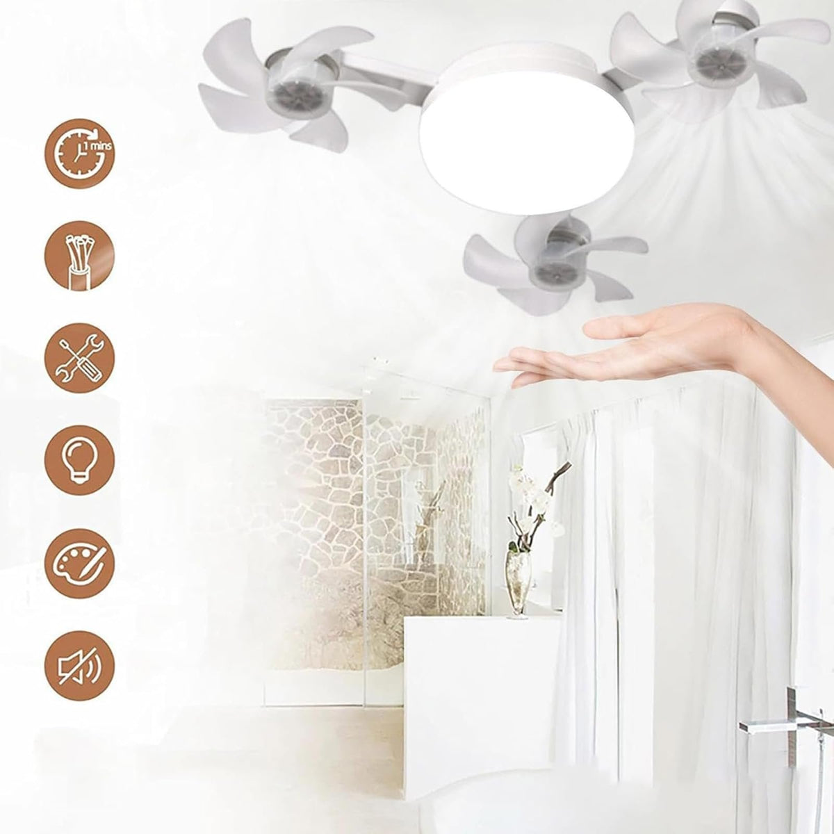 🔥Last 4 hours Sale: Save 49%-Drone Fan Light
