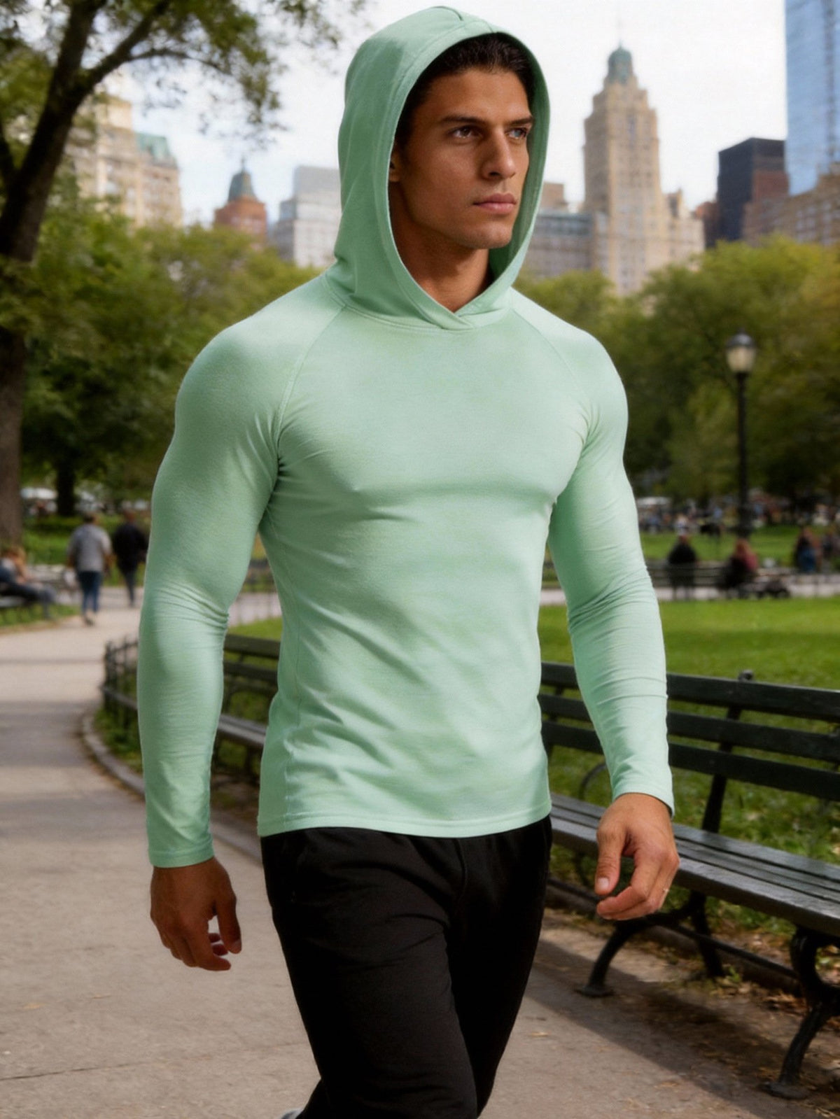⚡Hot Sales 49% OFF🔥Men's Athletic Hooded Long Sleeves