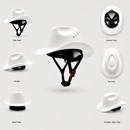 Cowboy Hard Hat for Men Western Style Work Helmet