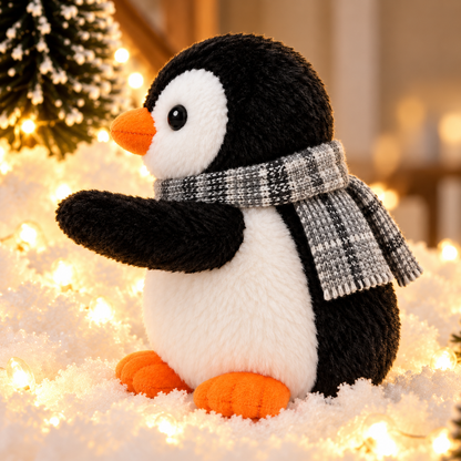 🔥Hot Sale 40% OFF🔥Playful Penguin Snowy Stair Railing Decor