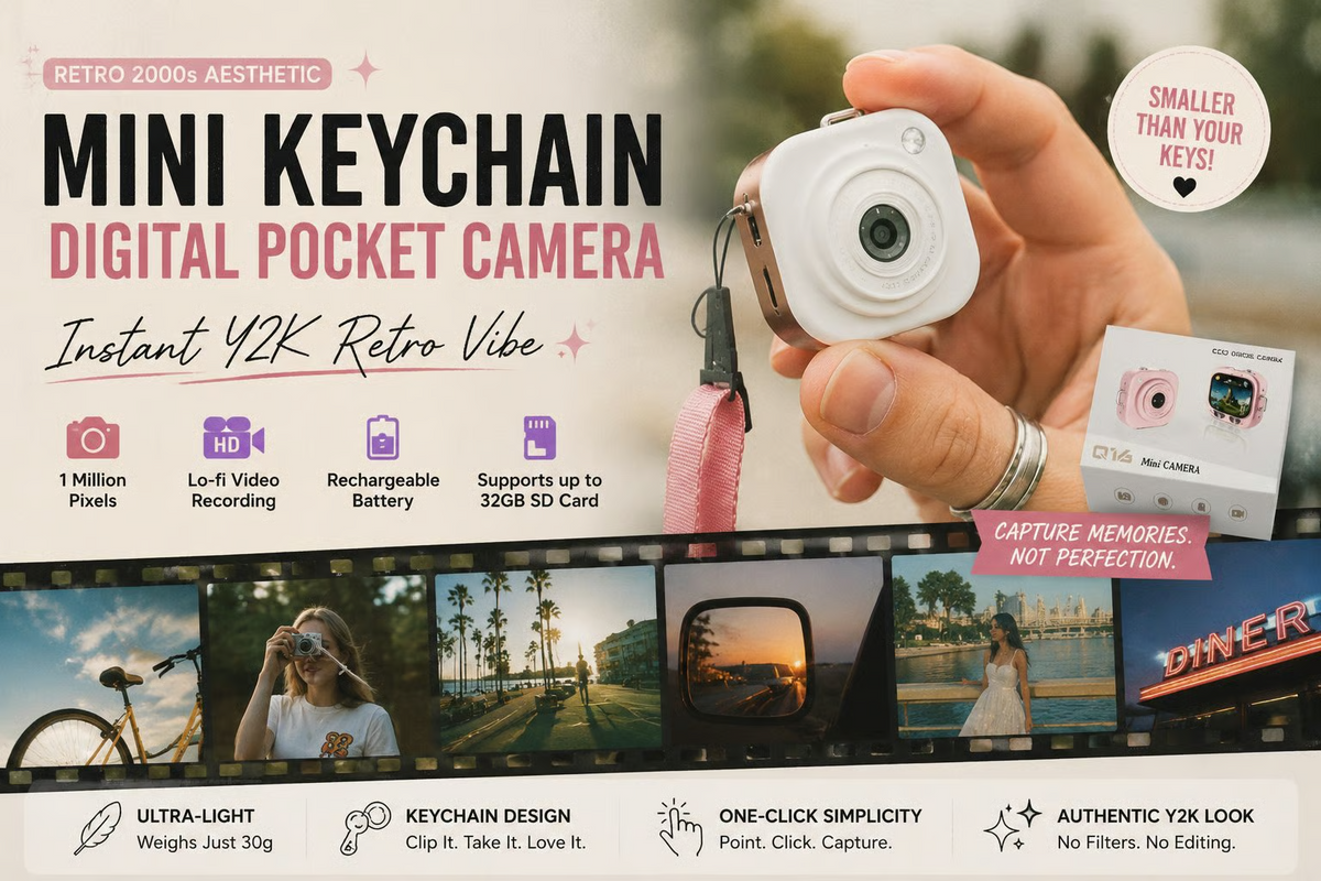 🔥Limited Time 50% Off✨Mini Keychain Digital Pocket Camera