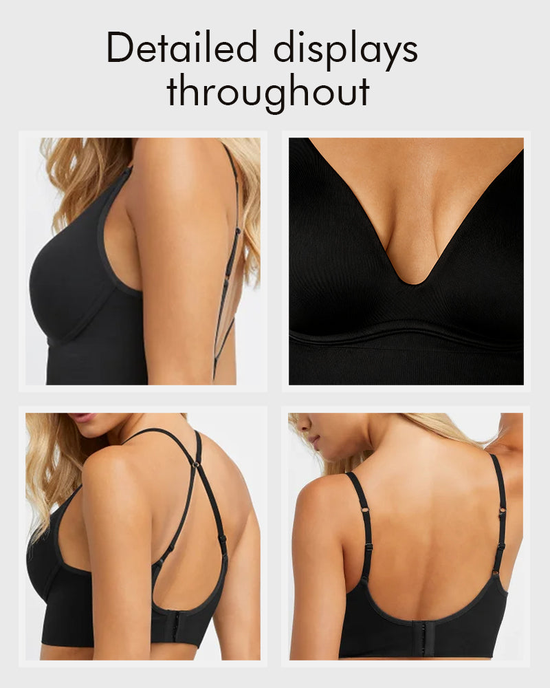 Deep V wireless Lift Bralette