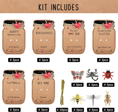 🔥LAST DAY SALE 50% OFF❤️30 Pcs Love Bug Card