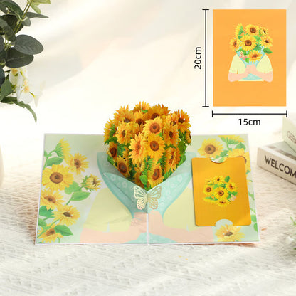 🌼💌Forever Bloom 3D Flower Card, A Gift That Never Fades