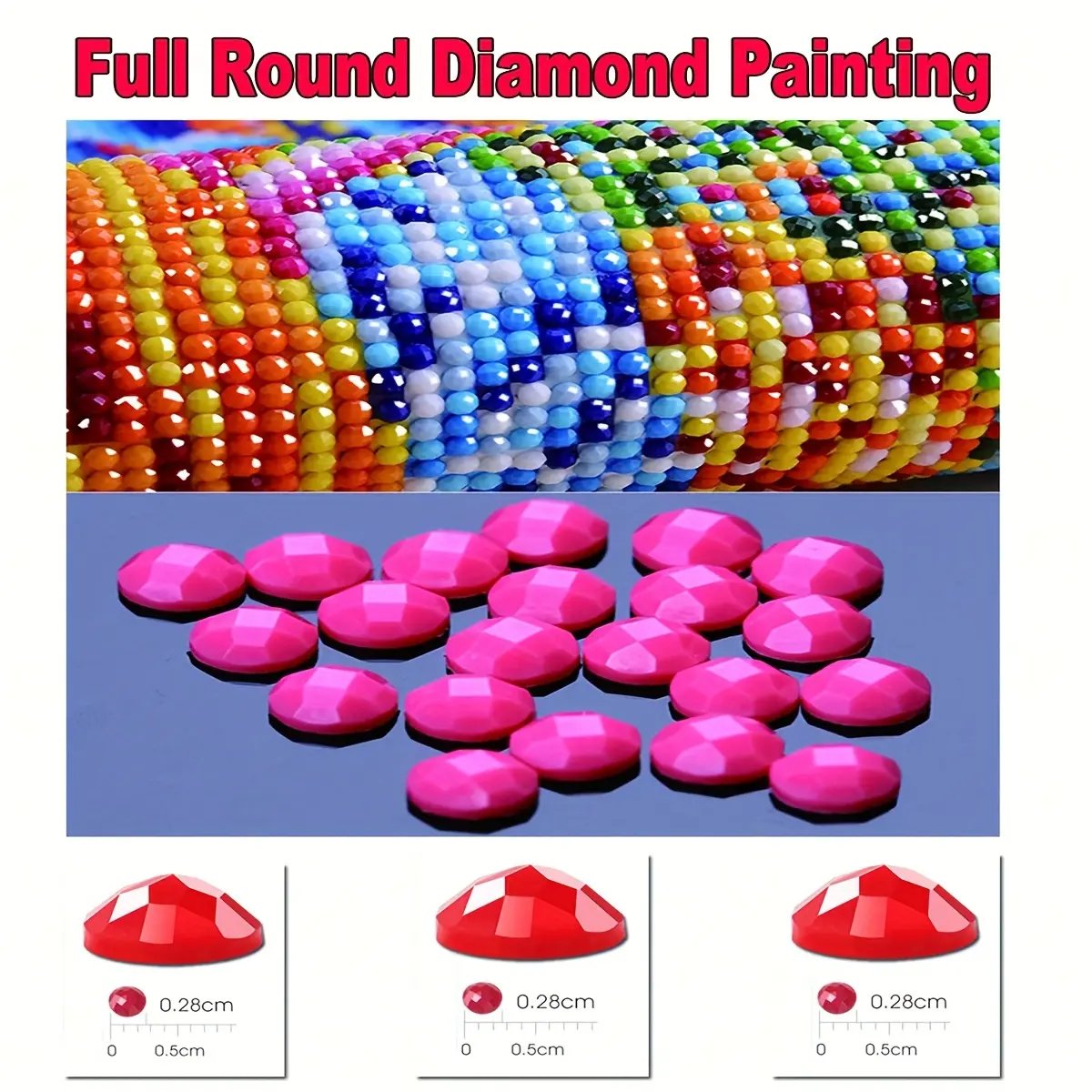 ✨🕊️5D Virgin Mary Diamond Painting Kit 40x50cm💎Full Round Diamonds | 🎨High-Definition Canvas | No Skill Needed