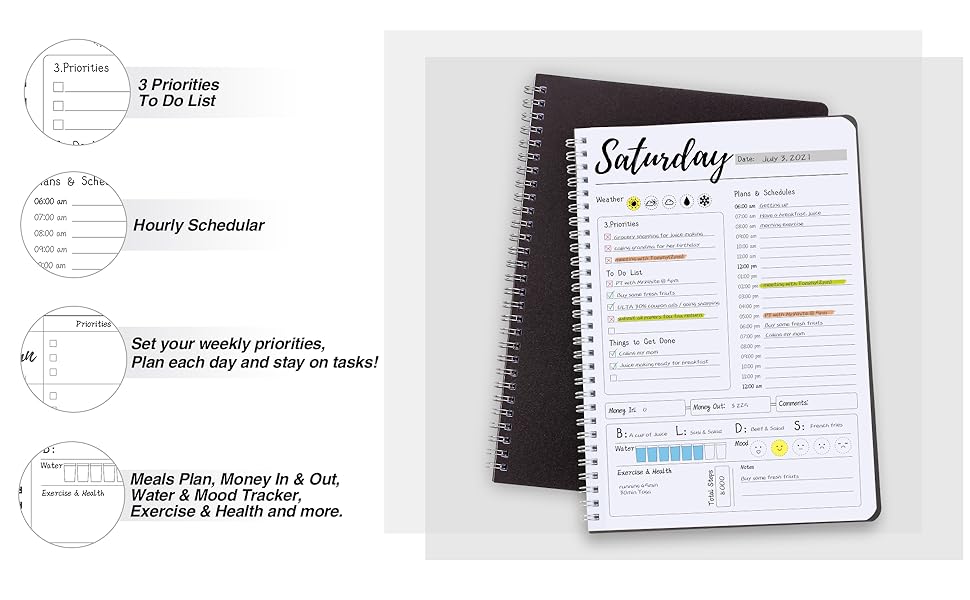📚ADHD Planner Time Blocking❤️