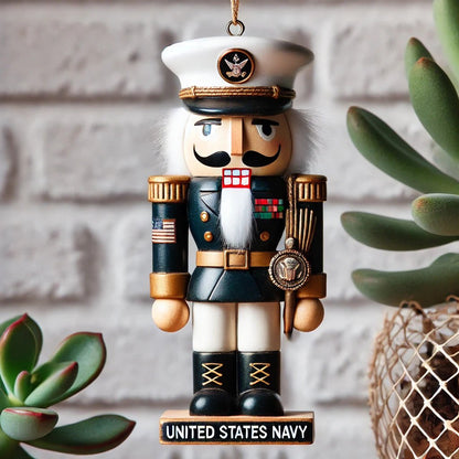 🔥LAST DAY 50% OFF - Veteran Tribute Nutcracker Christmas Statue Ornament