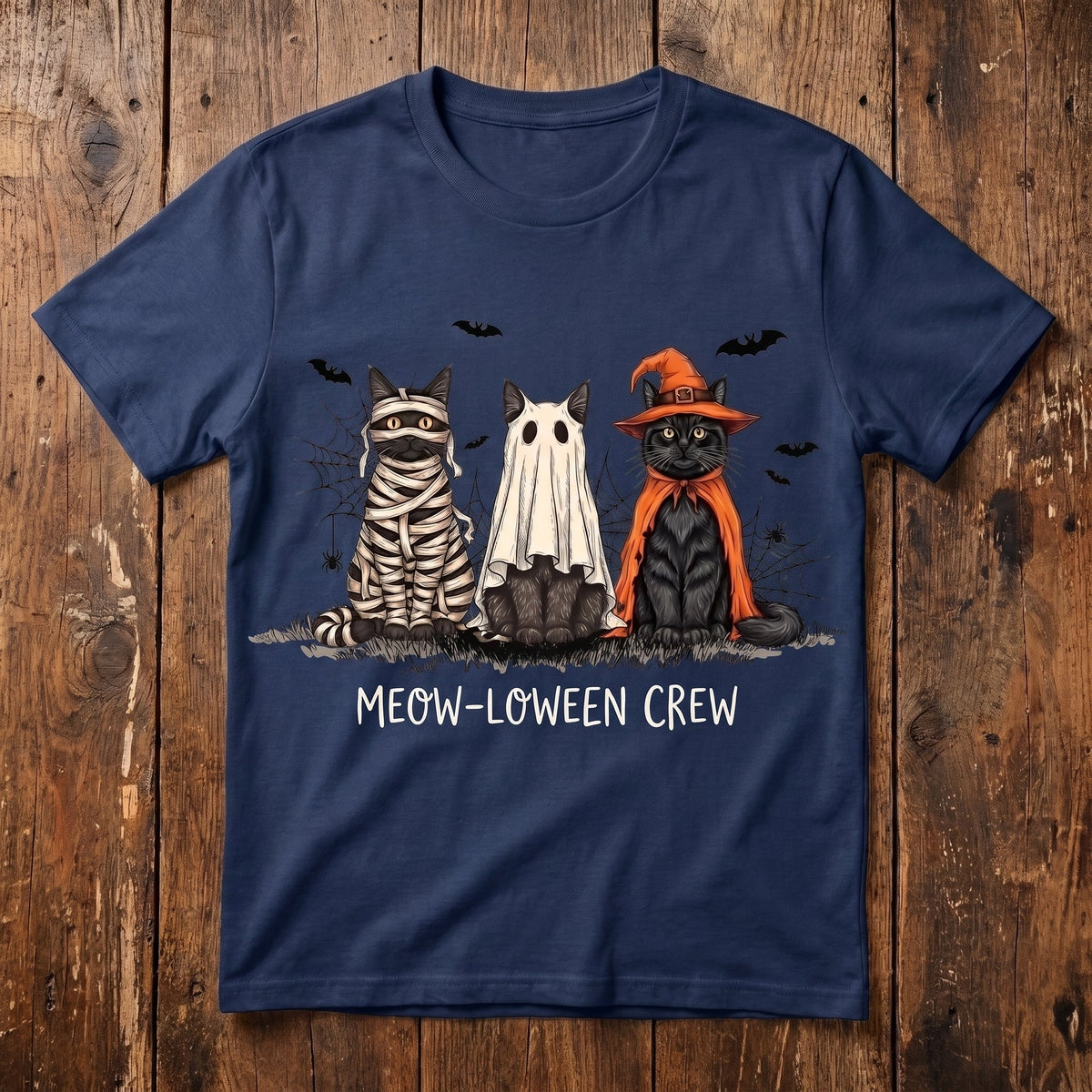 Meow-Loween Crew WN1707001CL Unisex T-shirt