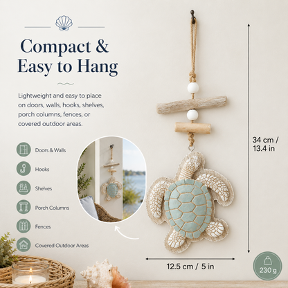 Last Day 49% OFF🔥Glowing Coastal Sea Turtle Wall Art