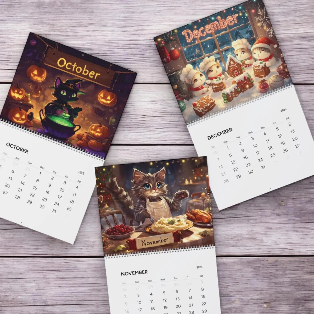 🔥LAST DAY SALE 50% OFF📅Cooking Cats Calendar 2026🐱