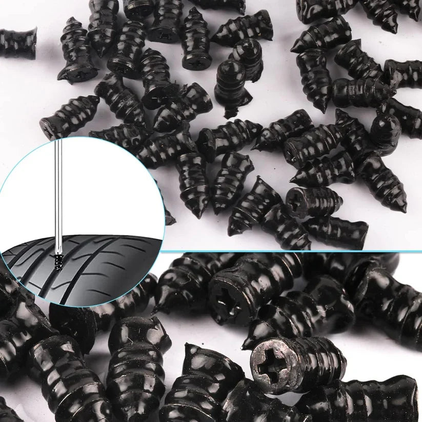 One-second tire repair🚗Vacuum Tire Mending Nail