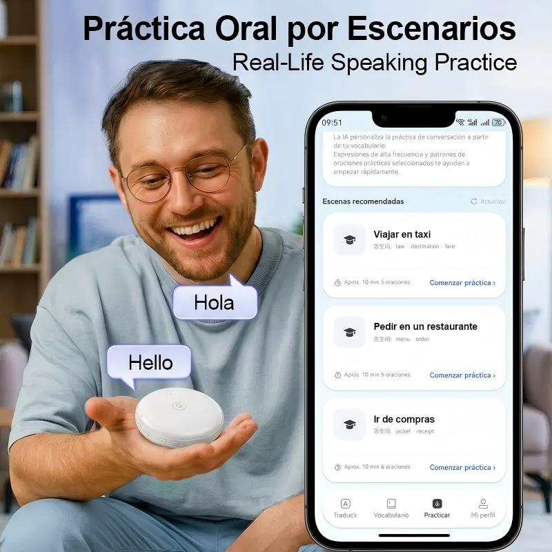 Language Practice Companion for Spanish English 165 Languages