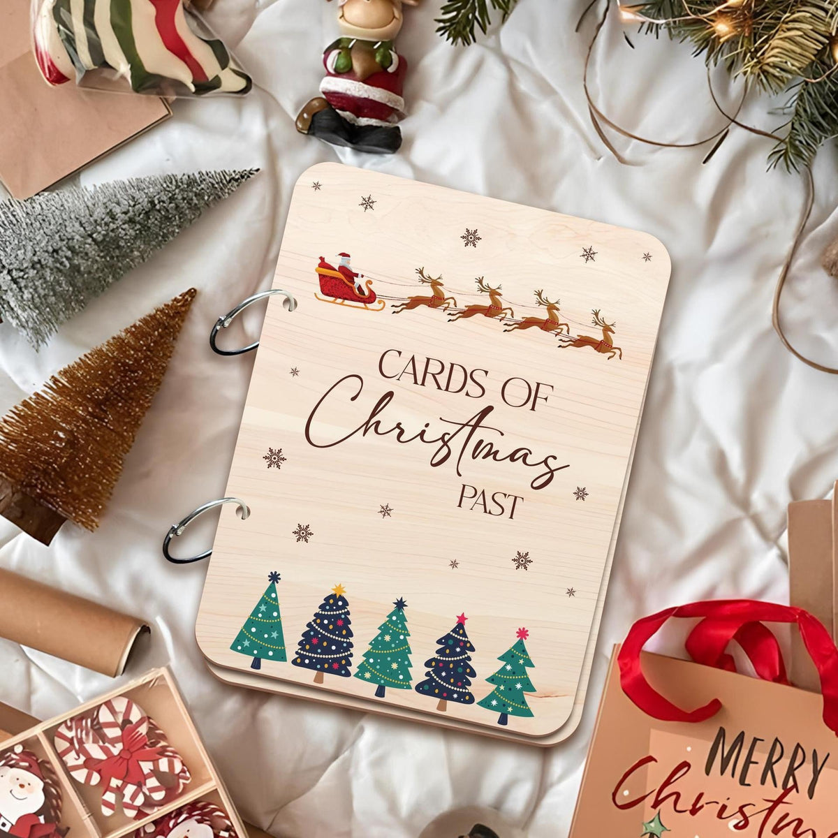 🔥Christmas Hot Sale 50% OFF🎄Personalized Christmas Card Book Holder