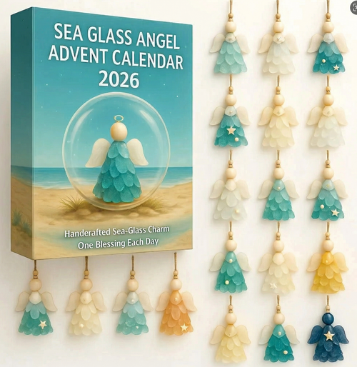 🔥Hot Sale 49% OFF -Sea Glass Angel Advent Calendar 2026 – 24 Blessings to Brighten Your Season