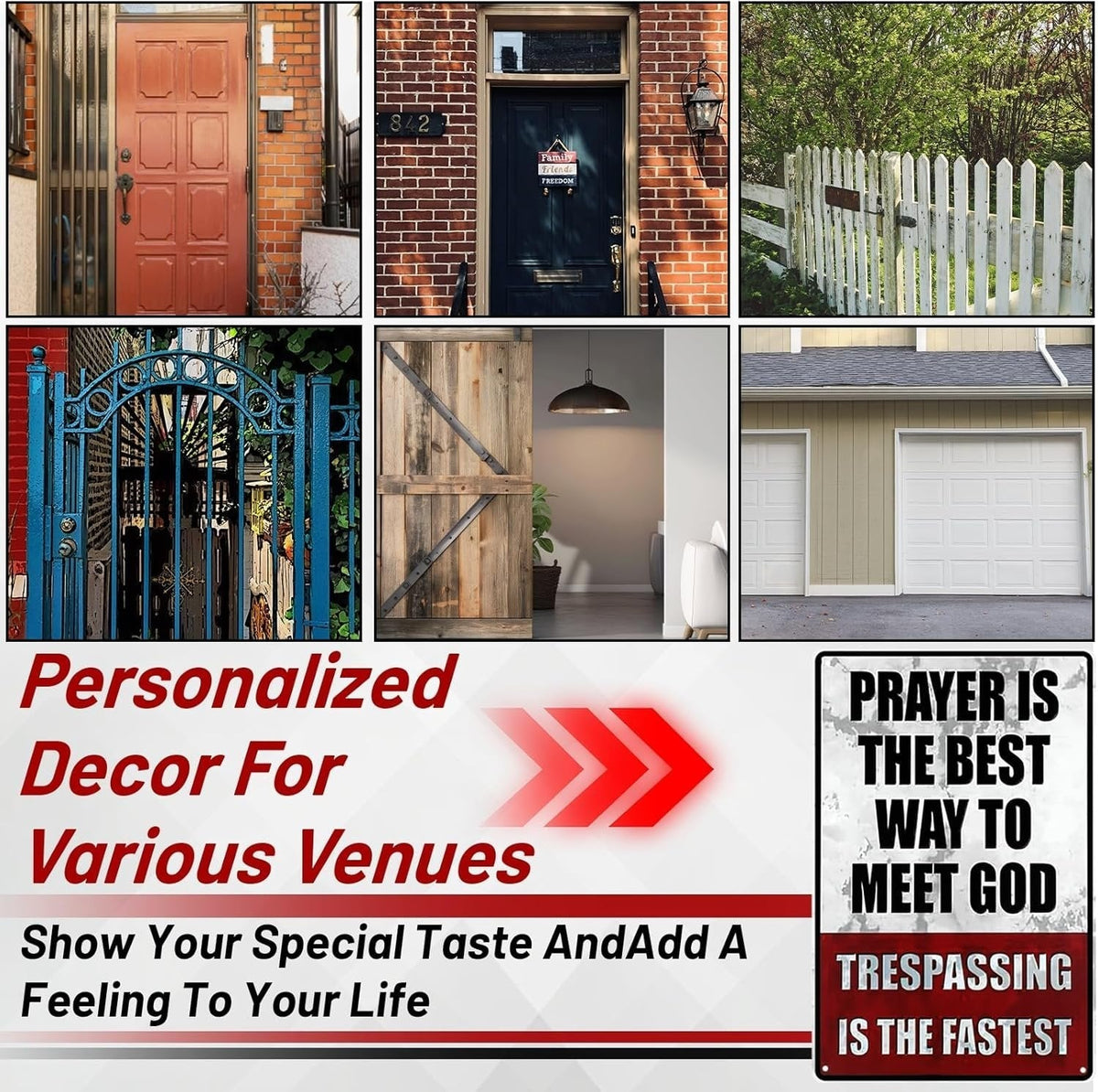 🔥LAST DAY 49% OFF - Metal No Trespassing Signs Private Property Funny