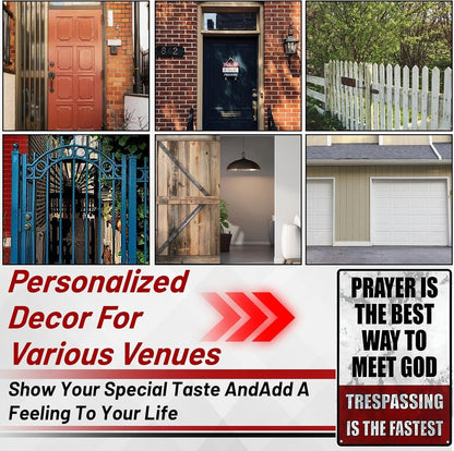 🔥LAST DAY 49% OFF - Metal No Trespassing Signs Private Property Funny