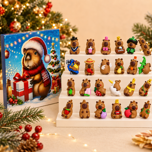 2026 Capibara Christmas Countdown Calendar