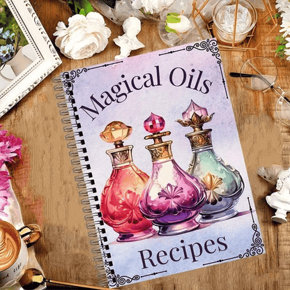 🔥LAST DAY 50% OFF🔮50-Page Magic Oil Recipes Book – Witchcraft Guide & Ritual Book