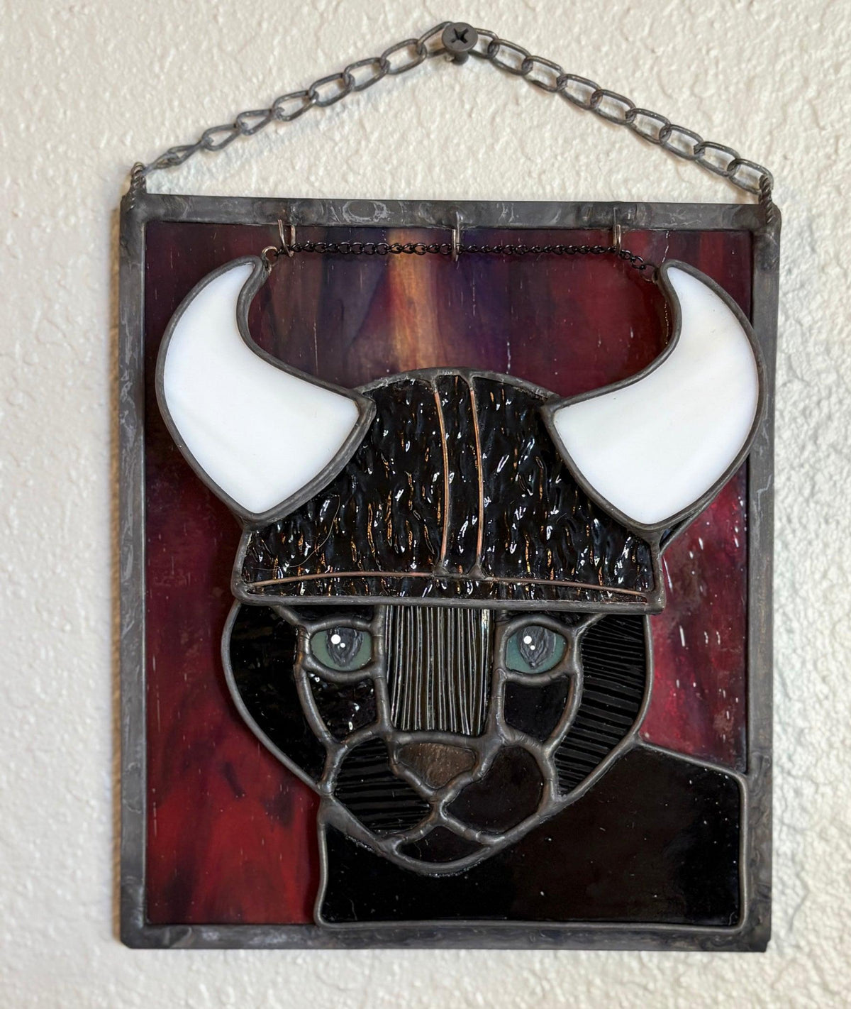 🔥Last Day 49% OFF -  🐆✨Stained Glass Black Cat Suncatcher Window Hanging Decor, Interchangeable Hat Design