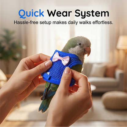 🔥⏰⏳🔥Parrot Flight Harness with Leash