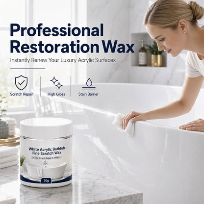 🔥Limited Time:🔥White Acrylic Bathtub Fine Scratch Repair Wax