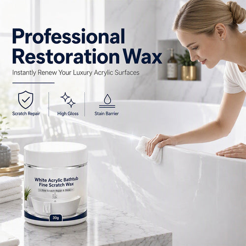 🔥Limited Time:🔥White Acrylic Bathtub Fine Scratch Repair Wax