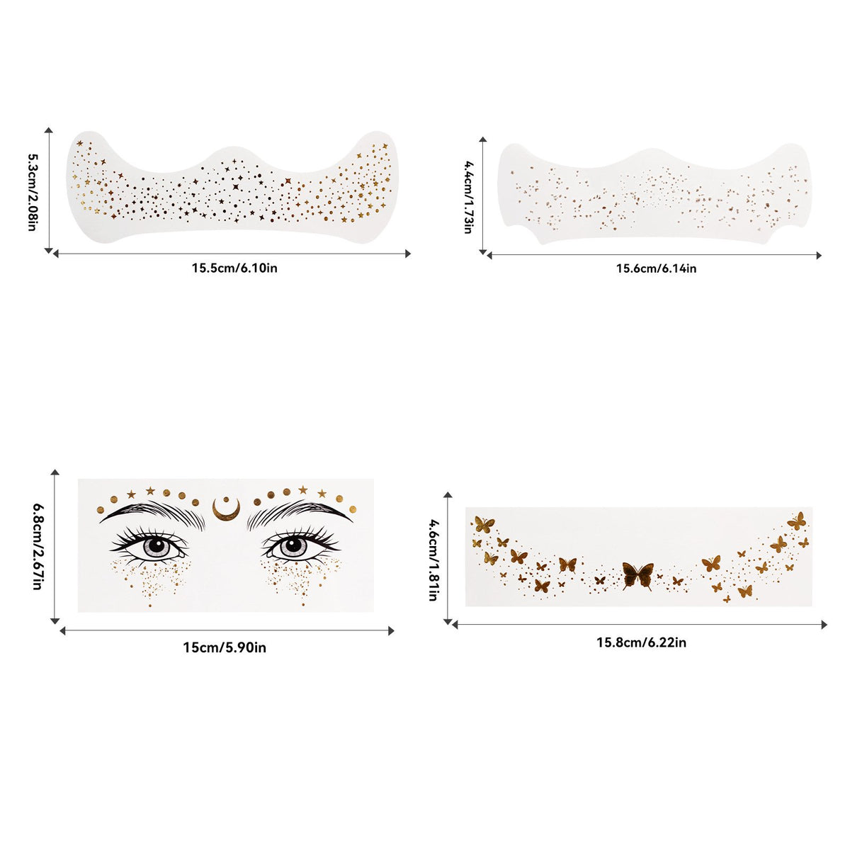 🔥LAST DAY SALE 49% OFF🎁Glitter Freckle Facial Tattoo Stickers