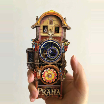 Prague Astronomical Clock Fridge Magnet🔥