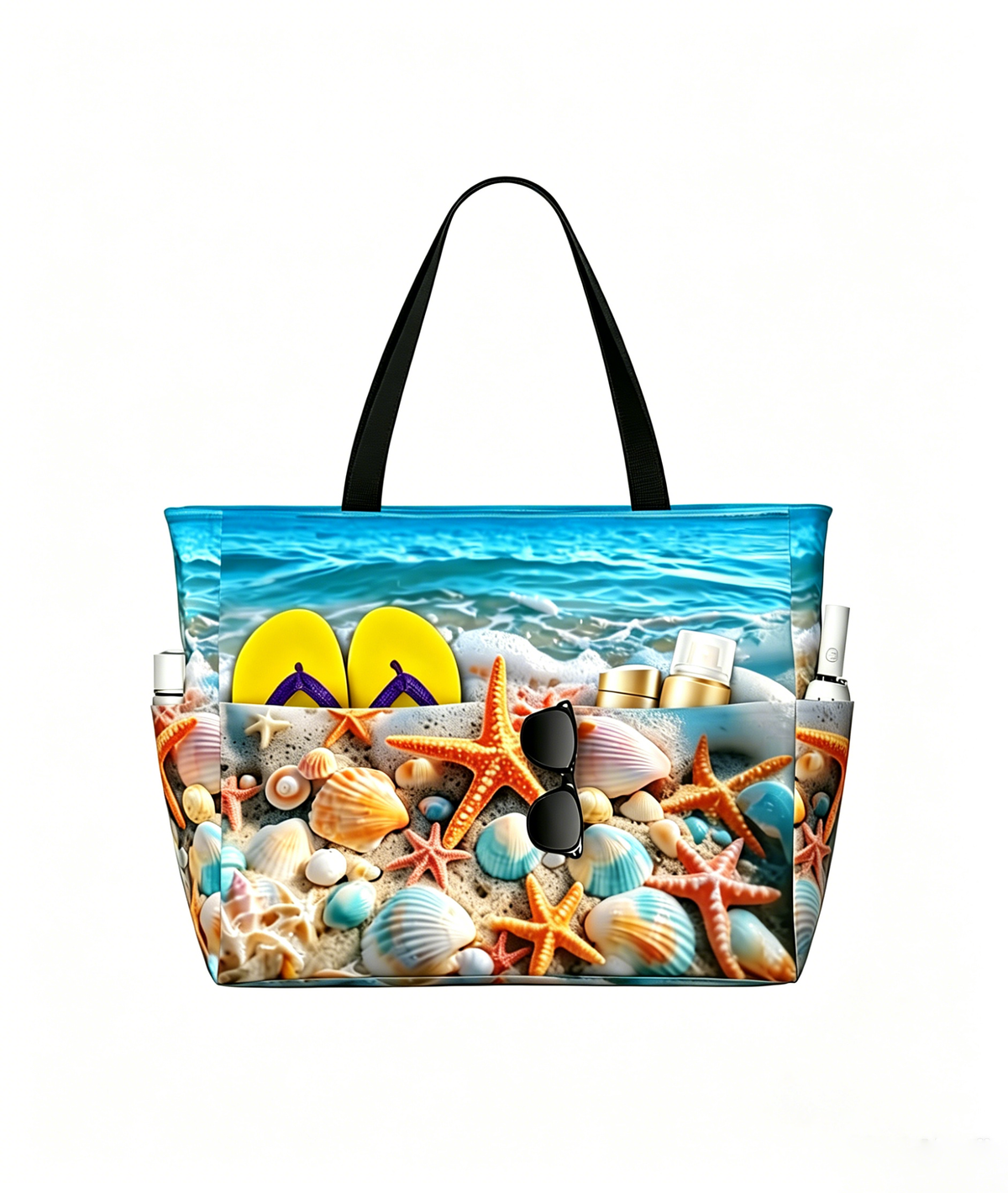 🏖️ Dry & Wet Separated Beach Tote | Durable Spacious Travel Swim Bag🌴