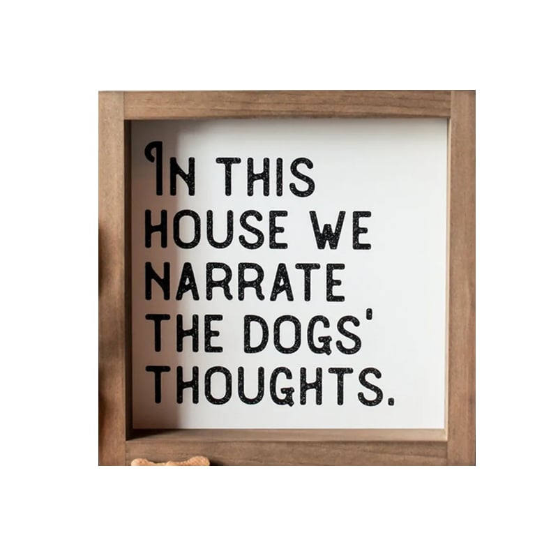 🔥LAST DAY 50% OFF - 😺🐶Pet Slogan Home Decorations