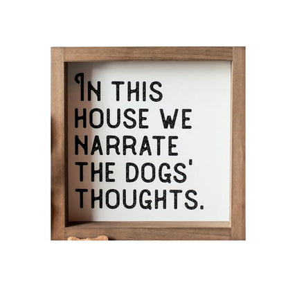 🔥LAST DAY 50% OFF - 😺🐶Pet Slogan Home Decorations
