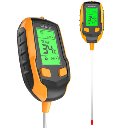 🪴✨2026 Newly Upgraded Digital 4-in-1 Soil Test Meter, large LCD screen, probe accurately quick measure