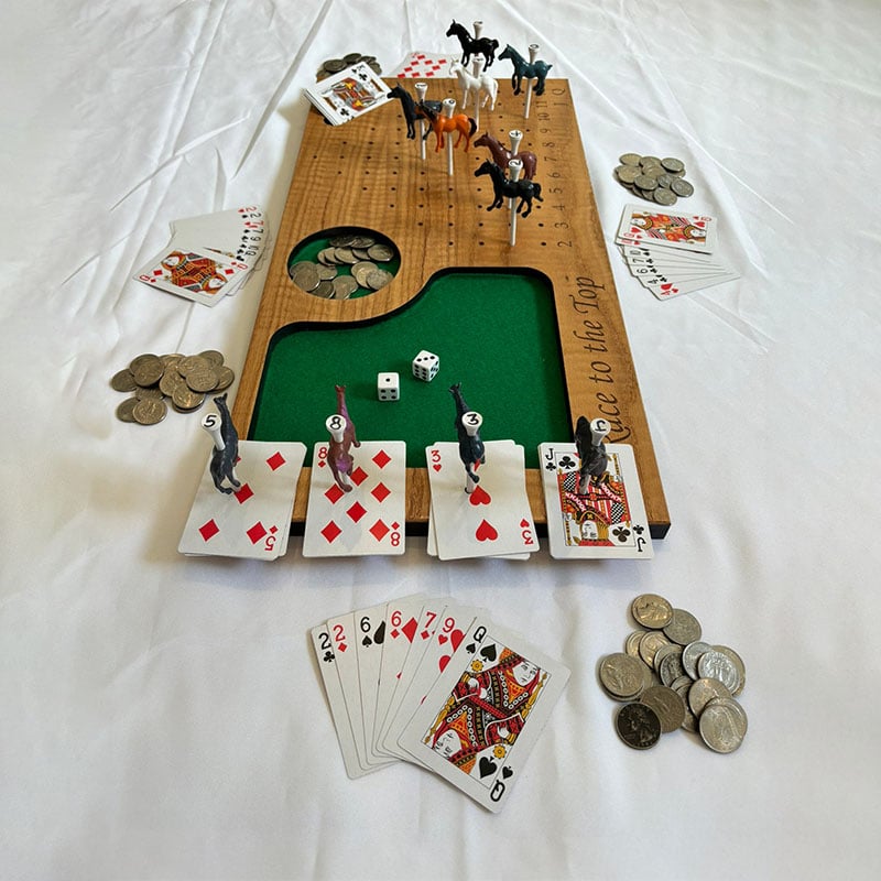 🔥LAST DAY SALE 50% OFF🐴Horse Races wood handmade party game!