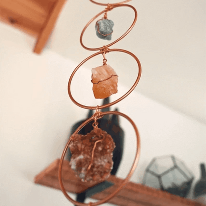 🔥LAST DAY SALE 49% OFF - Raw Crystal 7 Chakra Gemstone Wall Decor