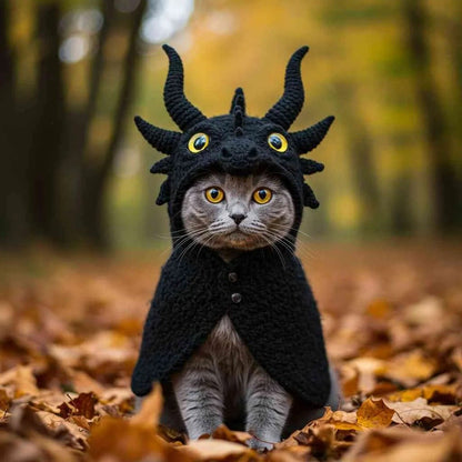 🔥Last Day 49% OFF - 🐉DIY Dragon Cat Hoodie Set🐾Handmade