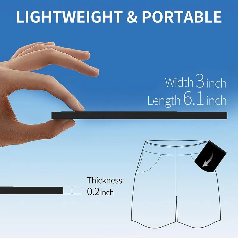 6.5-Inch Full Screen LCD Writing Tablet, Portable Reusable Mini Digital Notebook