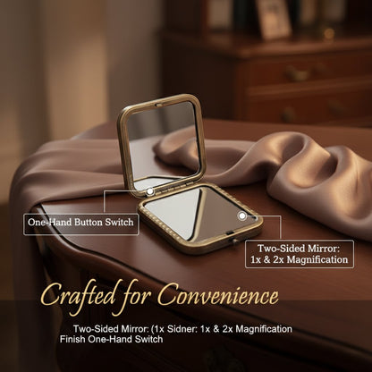 🔥Last Day 49% OFF - ✨Vintage Charm Compact Mirror