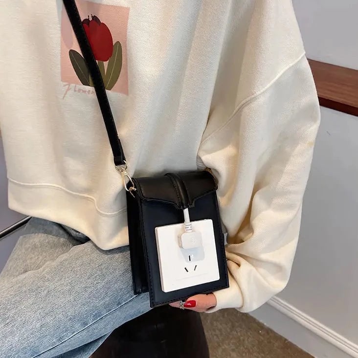 Electric Socket Plug Flap Bags