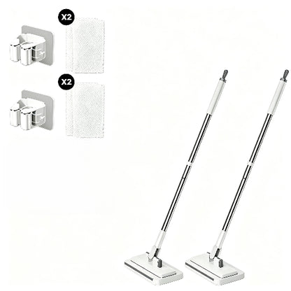 360° Rotatable Flat Floor Mop Press Mop for Home Cleaning