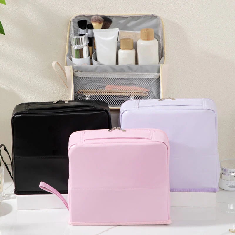 🔥Hot Sale🔥Stylish Handheld Partitioned Cosmetic Bag