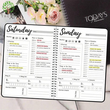 📚ADHD Planner Time Blocking❤️