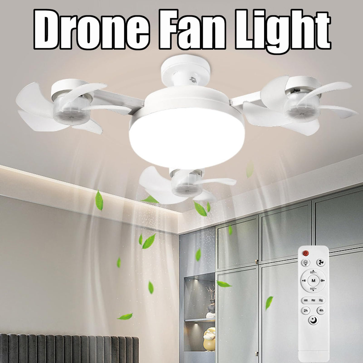 🔥Last 4 hours Sale: Save 49%-Drone Fan Light