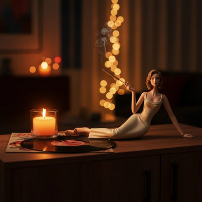 Handcrafted Ceramic Aroma Statue – Where Sculpture Meets Serenity
