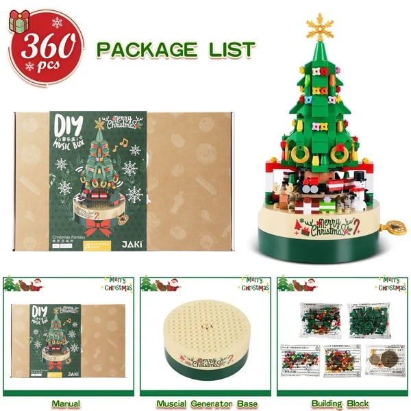 🔥LAST DAY SALE 49% OFF🎄Christmas Tree Building Blocks Set