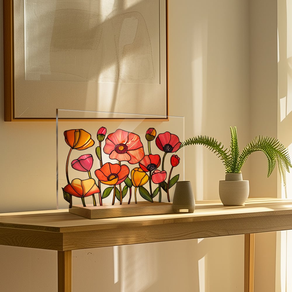 🌷🌼2024 NEW - 🌻🌺Painted Colorful Flower Pattern Decor