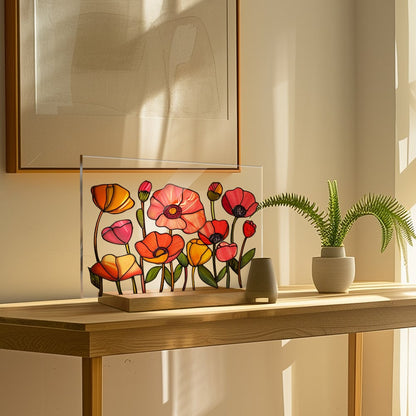 🌷🌼2024 NEW - 🌻🌺Painted Colorful Flower Pattern Decor