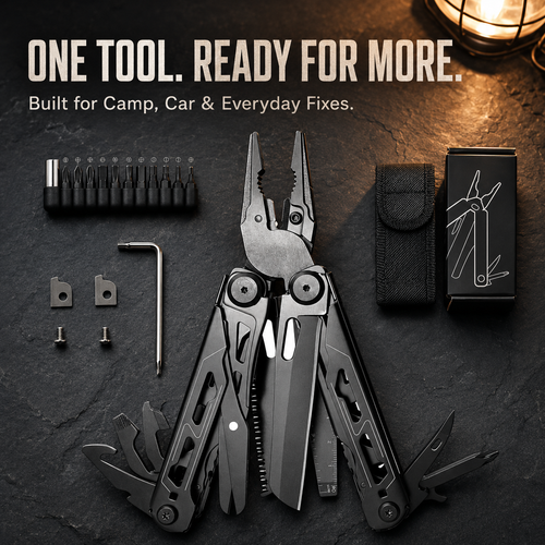 🔥Last Day 49% OFF - 🏕️ 16-in-1 Camping Multi-Tool with Full-Size Scissors & Carrying Pouch